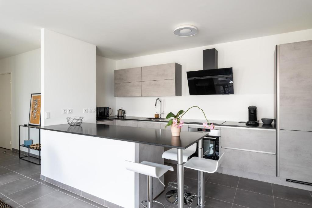 Appartement De Standing Avec Grande Terrasse Villeurbanne Luaran gambar